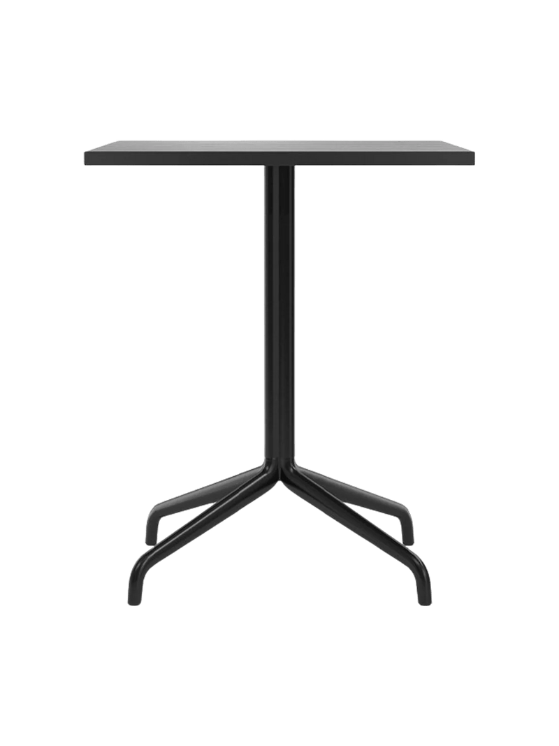 Harbour Column Dining Table - Audo Copenhagen Tables + Desks - Star base - Ø: 23.6 in - Black Oak - HORNE