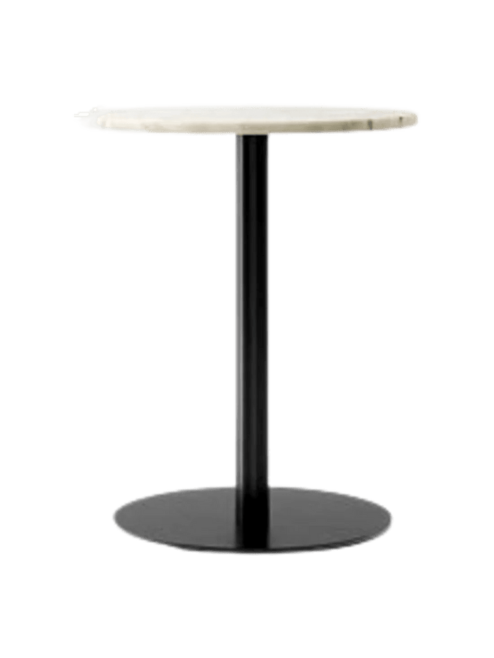 Harbour Column Dining Table - Audo Copenhagen Tables + Desks - Round - Ø: 23.6 in - Estremoz Marble - HORNE