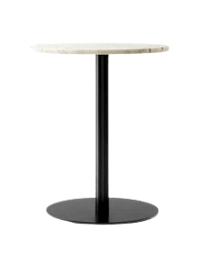 Harbour Column Dining Table - Audo Copenhagen Tables + Desks - Star base - Ø: 23.6 in - Black Oak - HORNE
