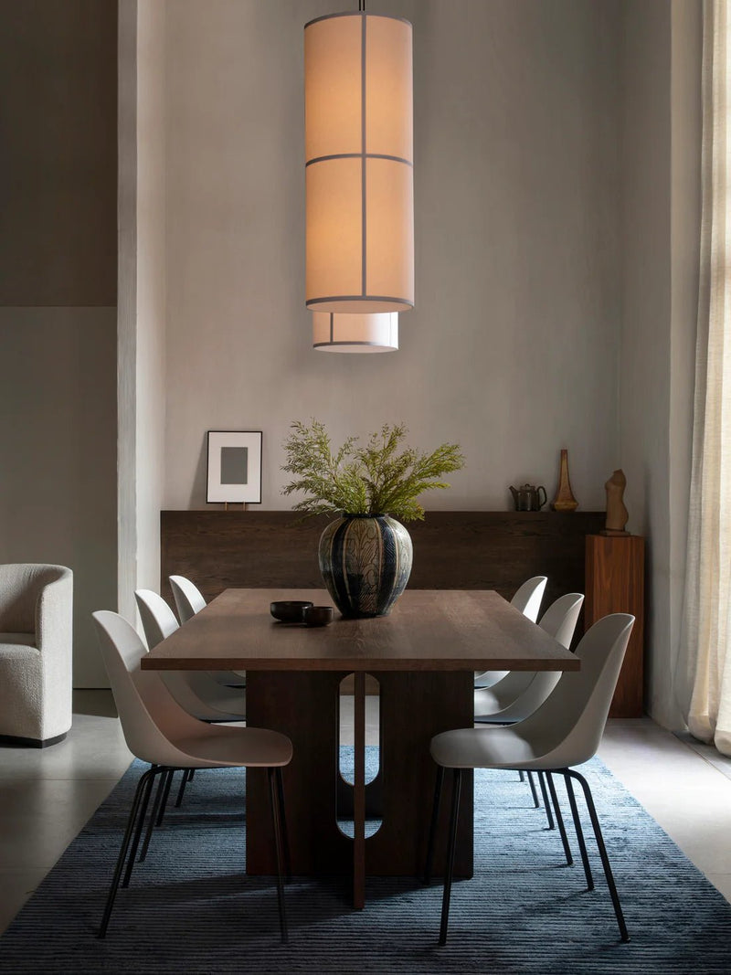 Harbour Side Dining Chair - Leather - Audo Copenhagen Chairs - Steel - Dakar 0842 - HORNE