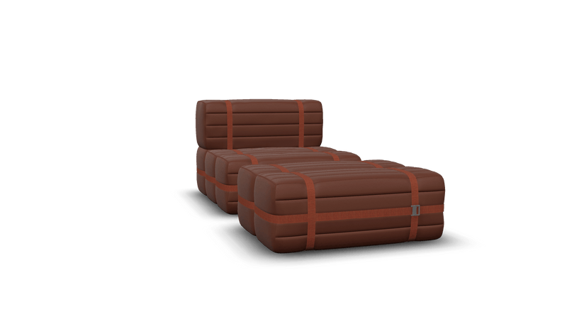 Haybale Lounge Chair with Footstool - Moooi Stools + Benches + Ottomans - Wabi Sabi - HORNE