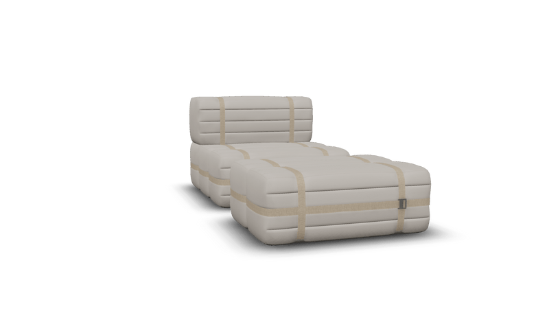 Haybale Lounge Chair with Footstool - Moooi Stools + Benches + Ottomans - Wabi Sabi - HORNE