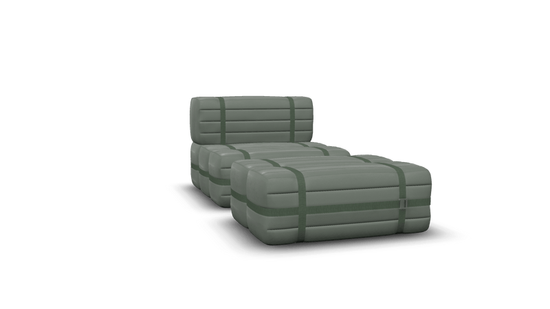 Haybale Lounge Chair with Footstool - Moooi Stools + Benches + Ottomans - Wabi Sabi - HORNE