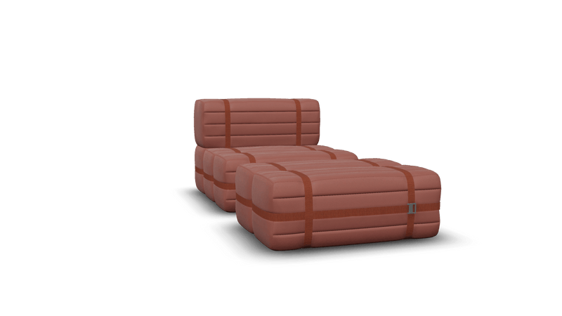 Haybale Lounge Chair with Footstool - Moooi Stools + Benches + Ottomans - Wabi Sabi - HORNE