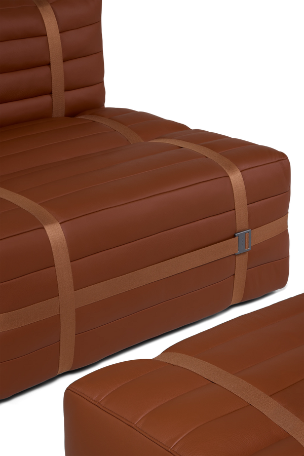 Haybale Lounge Chair with Footstool - Moooi Stools + Benches + Ottomans - Wabi Sabi - HORNE