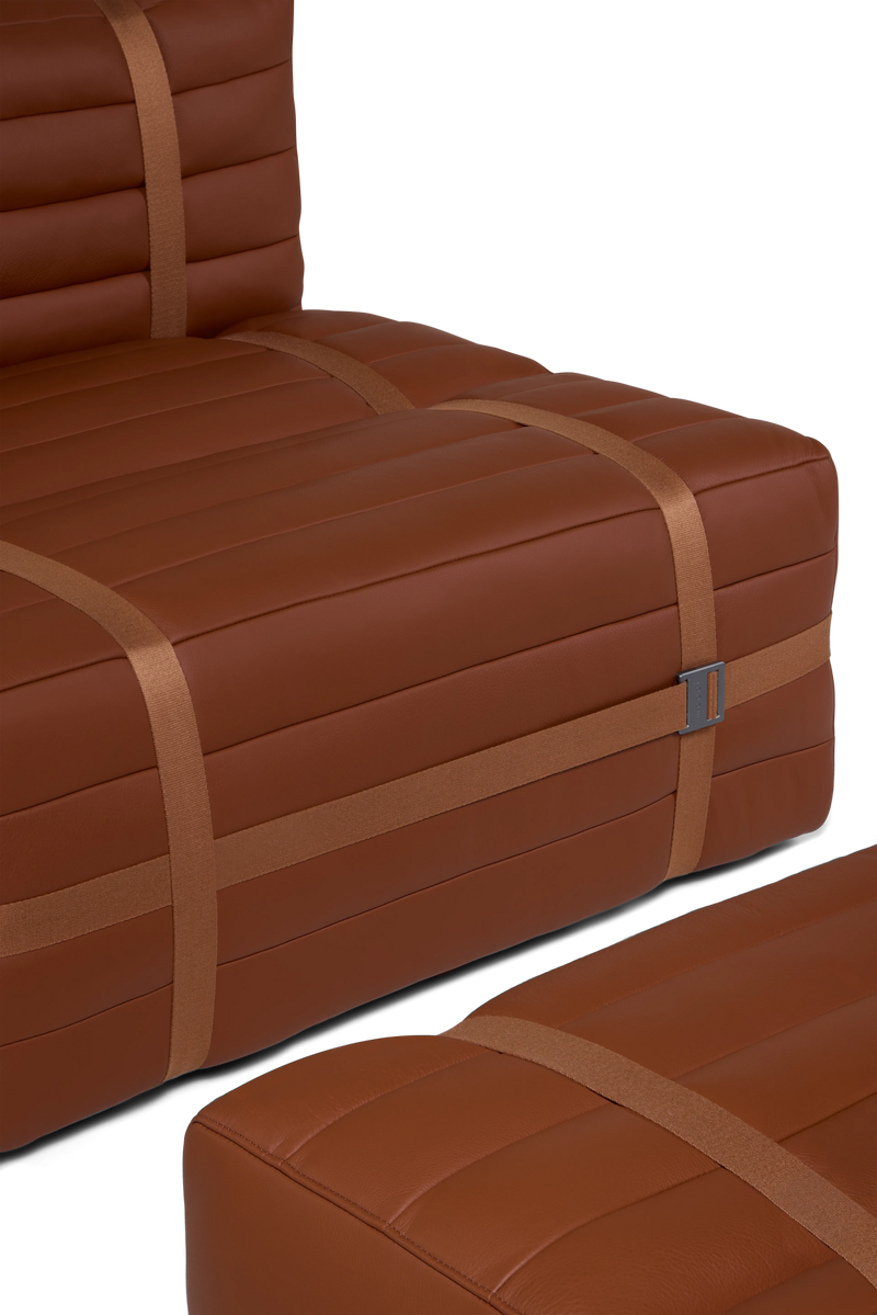 Haybale Lounge Chair with Footstool - Moooi Stools + Benches + Ottomans - Wabi Sabi - HORNE