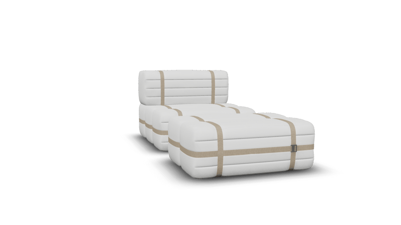 Haybale Lounge Chair with Footstool - Moooi Stools + Benches + Ottomans - Wabi Sabi - HORNE