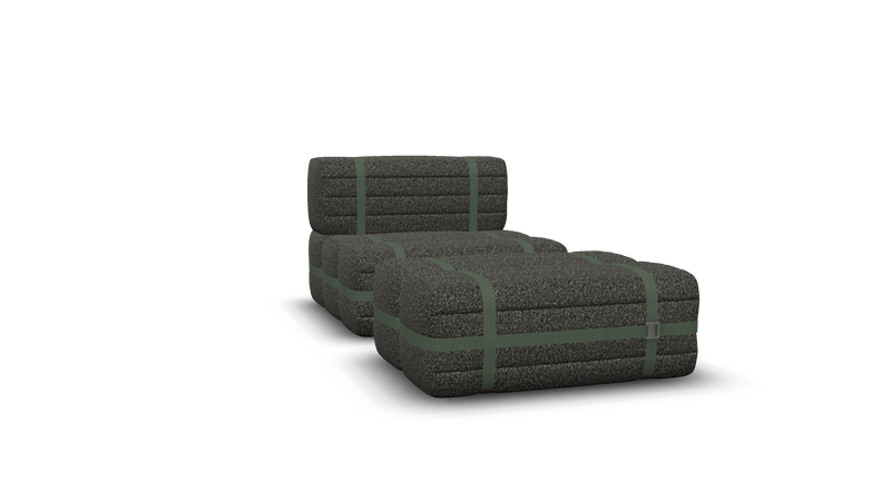 Haybale Lounge Chair with Footstool - Moooi Stools + Benches + Ottomans - Wabi Sabi - HORNE