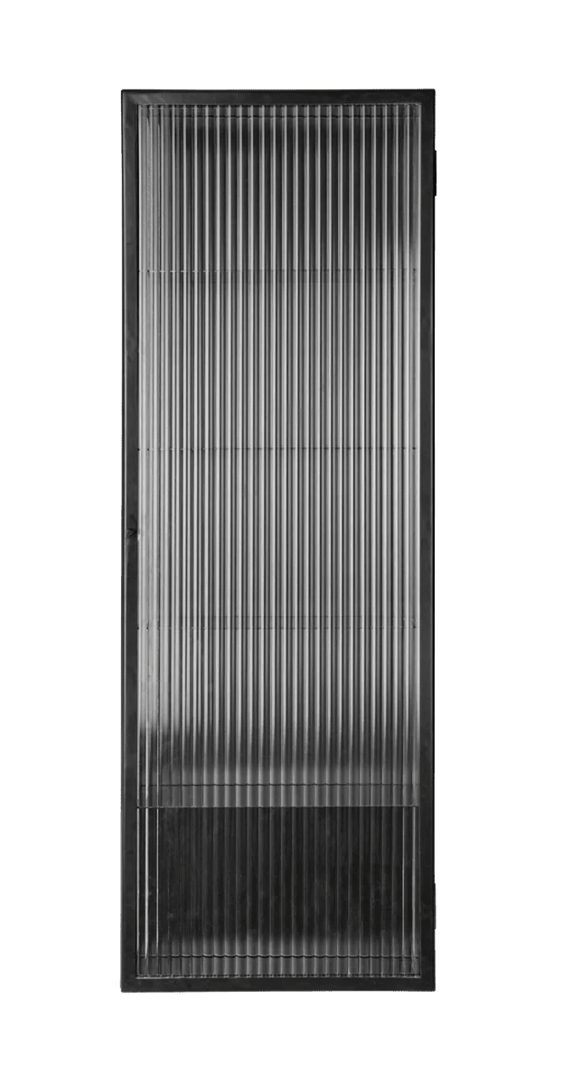 Haze Wall Cabinet - Tall - Ferm Living Storage + Organization - Black - HORNE