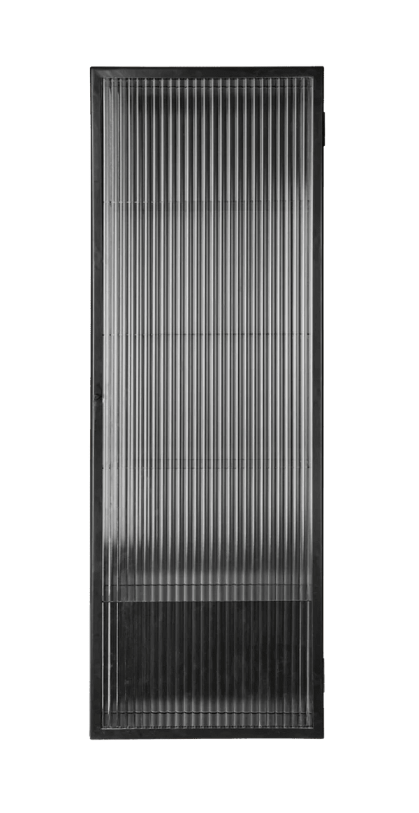 Haze Wall Cabinet - Tall - Ferm Living Storage + Organization - Black - HORNE