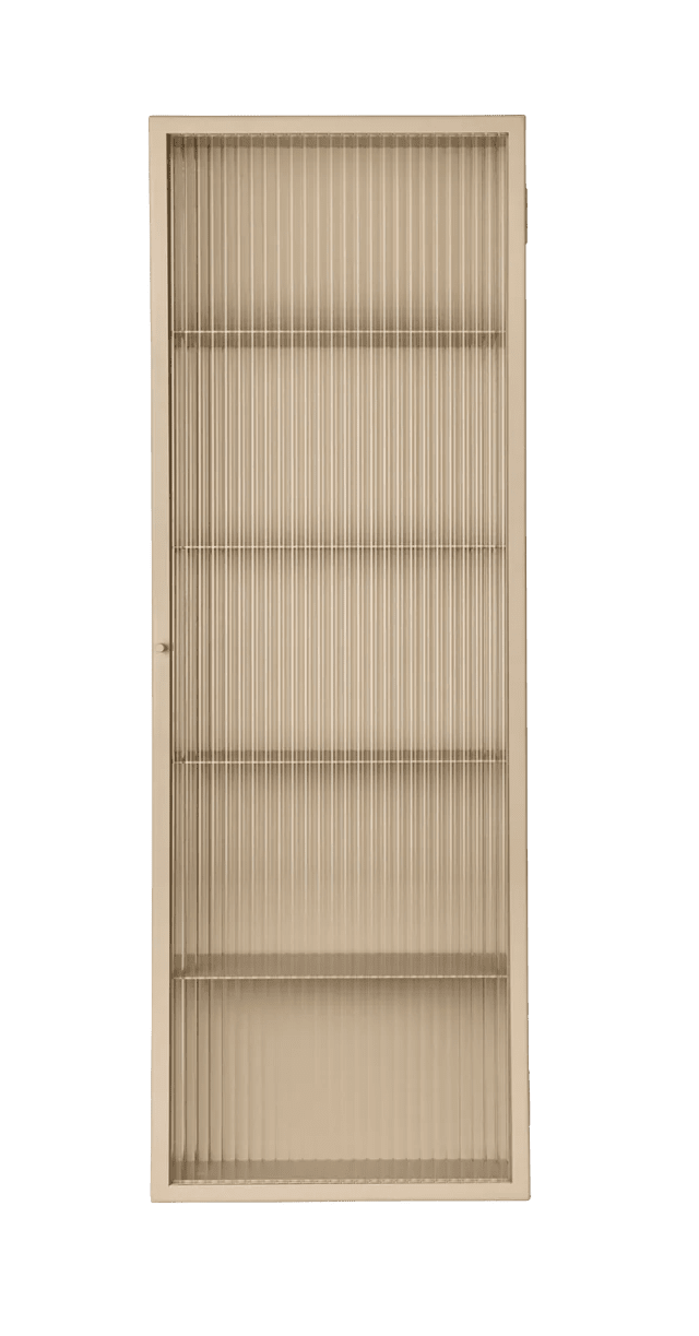Haze Wall Cabinet - Tall - Ferm Living Storage + Organization - Cashmere - HORNE