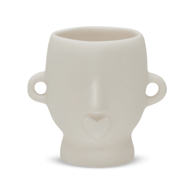 Heads Masculine Vase - Tina Frey Decorative Objects - White - HORNE