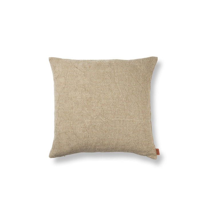Heavy Linen Cushion - Ferm Living - Bedding + Pillows - Small - Natural - HORNE