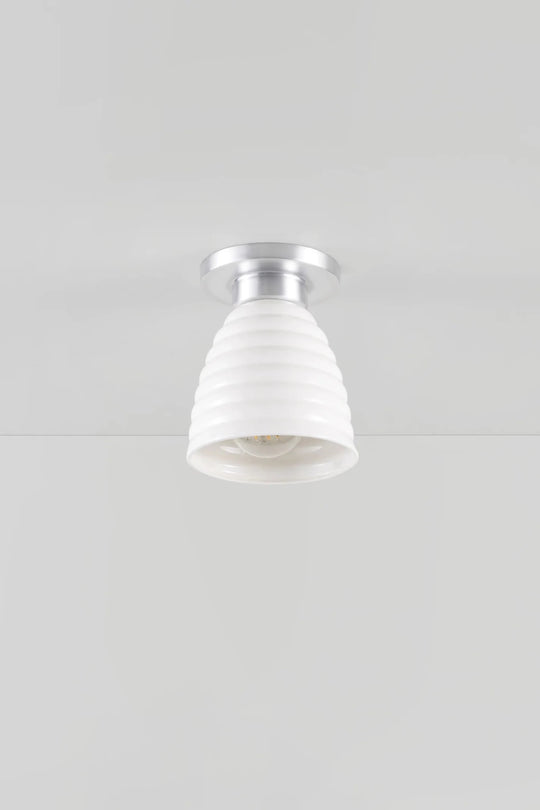 Hector Bibendum Ceiling Light - Original BTC Floor Lamps - Brushed Aluminum - HORNE