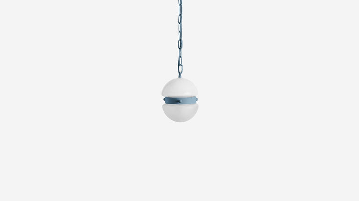 Hemisphere Pendant Small - Workstead - Ceiling Lights - Sky - 24" OAH - HORNE