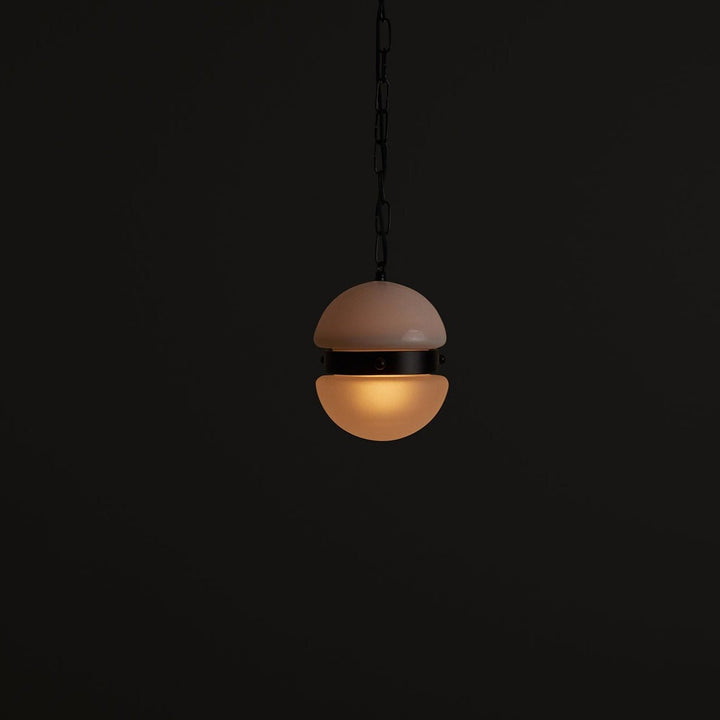 Hemisphere Pendant Small - Workstead - Ceiling Lights - Matte Black Enamel - 24" OAH - HORNE