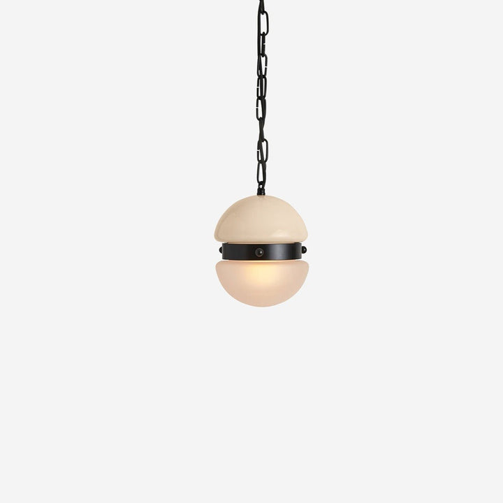 Hemisphere Pendant Small - Workstead - Ceiling Lights - Matte Black Enamel - 24" OAH - HORNE