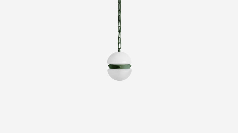 Hemisphere Pendant Small - Workstead - Ceiling Lights - Matte Black Enamel - 24