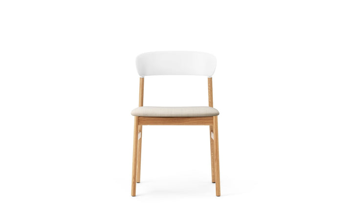 Herit Chair Upholstery - Normann Copenhagen Dining Chairs - Herit Chair Upholstery Oak - Remix White - HORNE