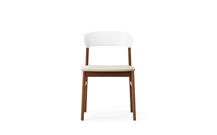 Herit Chair Upholstery - Normann Copenhagen Dining Chairs - Herit Chair Upholstery Smoked Oak - Remix White - HORNE