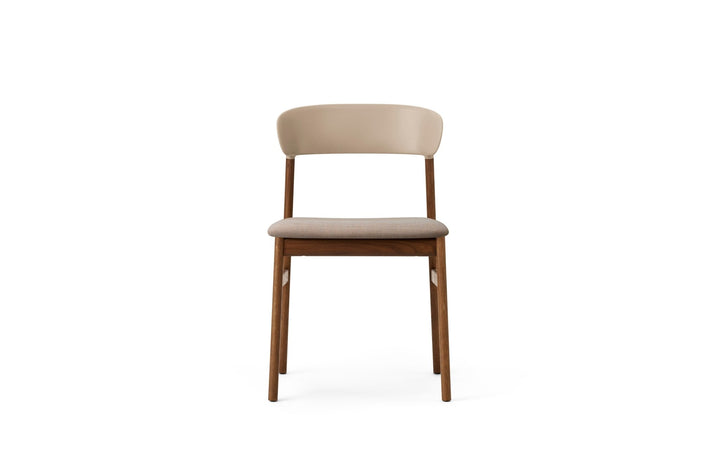 Herit Chair Upholstery - Normann Copenhagen Dining Chairs - Herit Chair Upholstery Smoked Oak - Remix White - HORNE