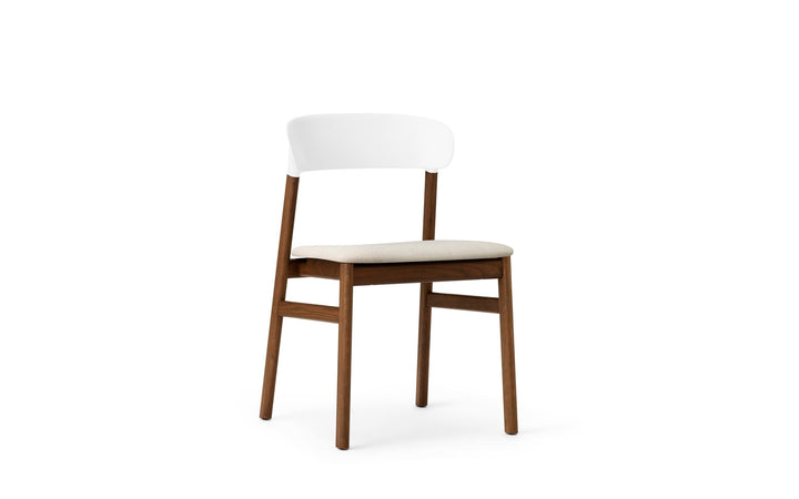 Herit Chair Upholstery - Normann Copenhagen Dining Chairs - Herit Chair Upholstery Smoked Oak - Remix White - HORNE