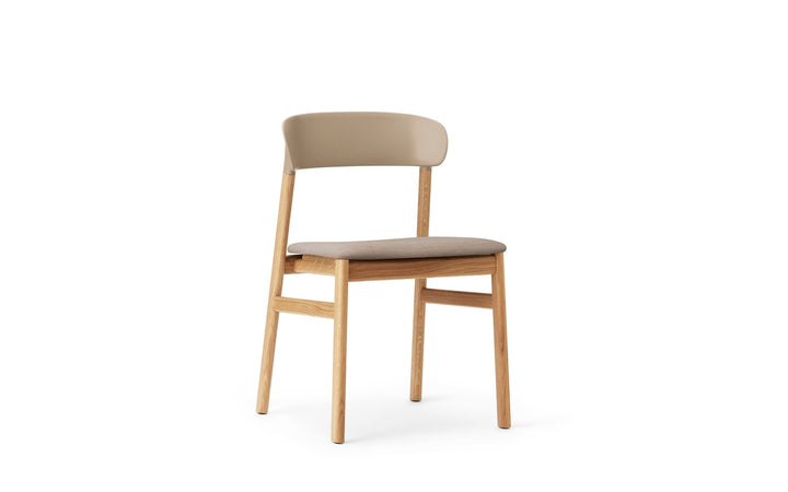 Herit Chair Upholstery - Normann Copenhagen Dining Chairs - Herit Chair Upholstery Oak - Remix Sand - HORNE