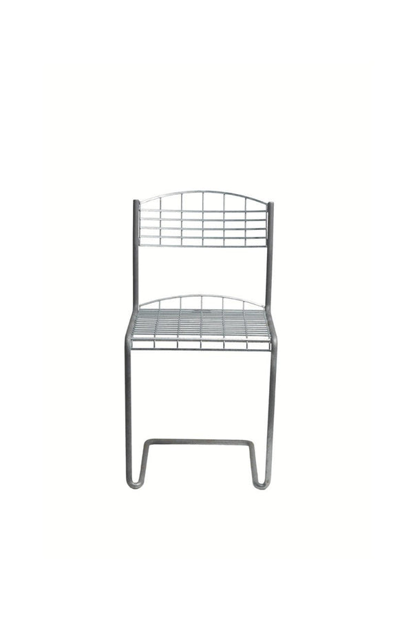 High Tech Chair - Grythyttan Stålmöbler - Chairs - Hot Galvanized Steel - HORNE