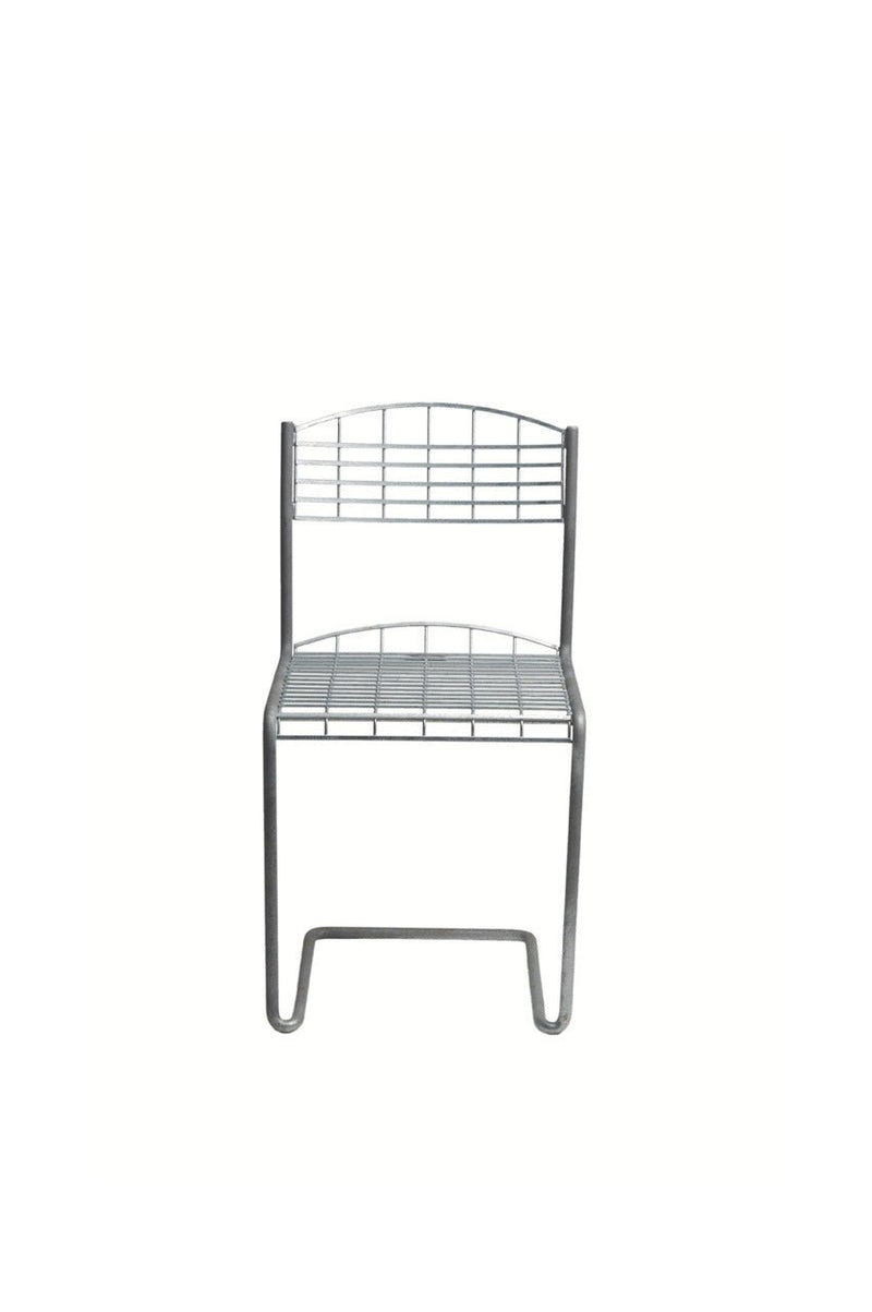 High Tech Chair - Grythyttan Stålmöbler - Chairs - Hot Galvanized Steel - HORNE