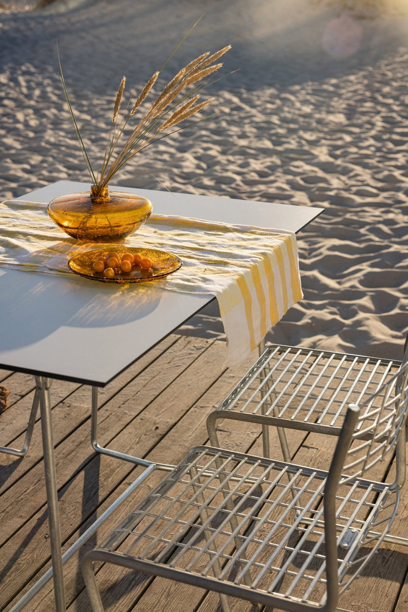 High Tech Chair - Grythyttan Stålmöbler - Chairs - Hot Galvanized Steel - HORNE