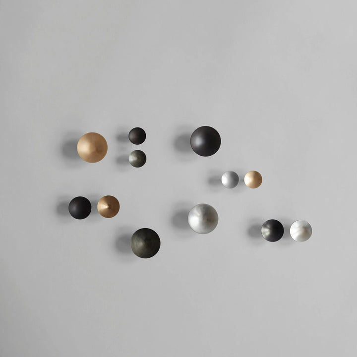 HiHat Knobs - Set of 2 - 101 Copenhagen - Maxi - Brushed Steel - HORNE