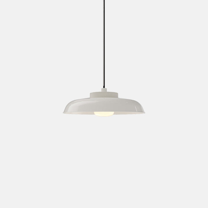 Hoist Pendant - Medium Shade - RBW Lighting - Cream White - Small Glass Diffuser - 2700K (warm white) - HORNE
