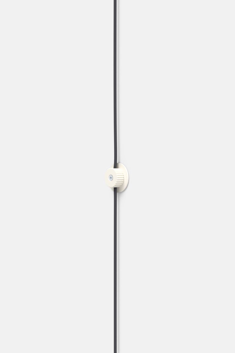 Hoist Pendant Plug - In - Small Glass Diffuser - Large Shade - RBW Lighting - Cream White - Cream White - 2700K (warm white) - HORNE
