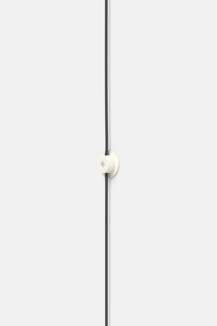Hoist Pendant Plug - In - Small Glass Diffuser - Medium Shade - RBW Lighting - Matte Black - Matte Black - 2700K (warm white) - HORNE