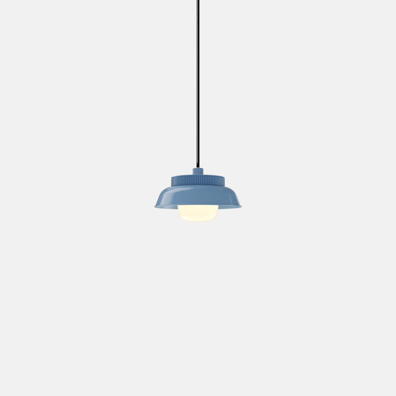 Hoist Pendant - Small Shade - RBW Lighting - Cream White - Small Glass Diffuser - 2700K (warm white) - HORNE