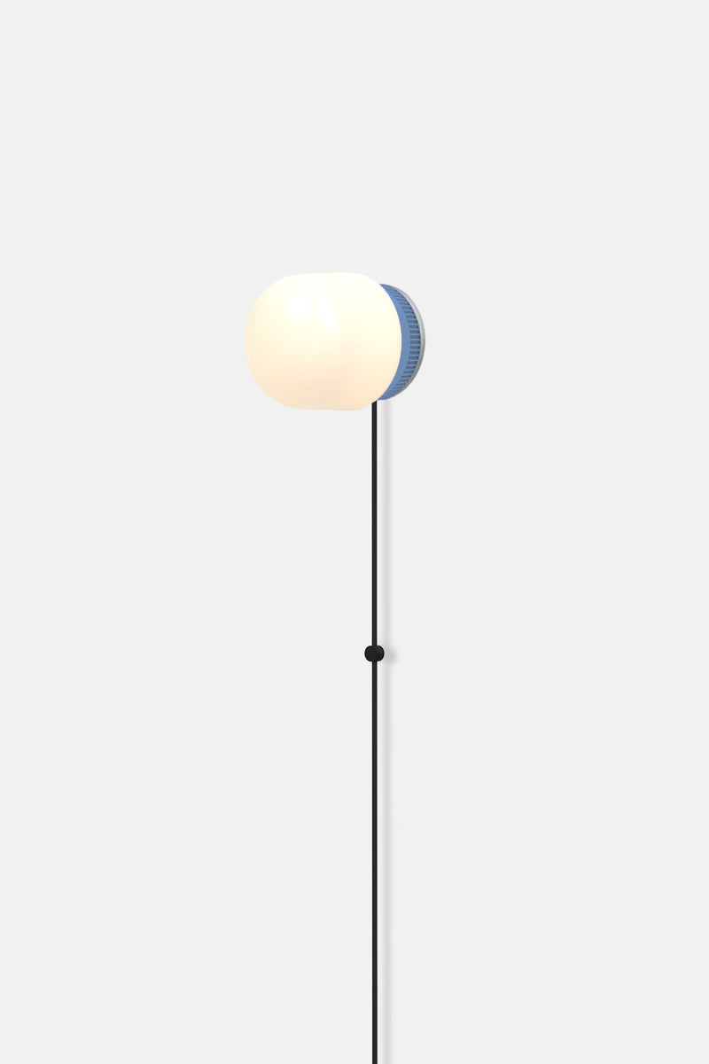 Hoist Sconce Corded - Large Glass Diffuser - No Shade - RBW Lighting - Cream White - Corded Plug - in (Back) / 120V Input - 2700K (warm white) - HORNE