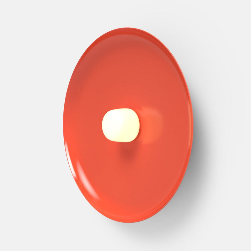 Hoist Sconce - Large Shade - RBW Lighting - Cream White - Small Glass Diffuser - 2700K (warm white) - HORNE