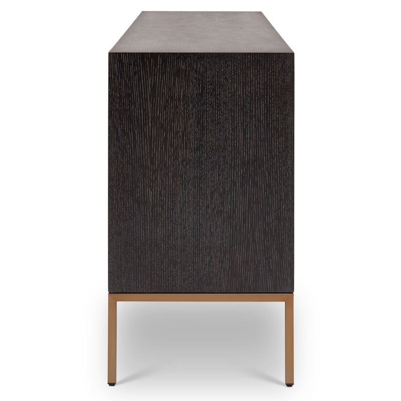 Holly Buffet - Urbia Dressers - Charcoal - Brass - HORNE