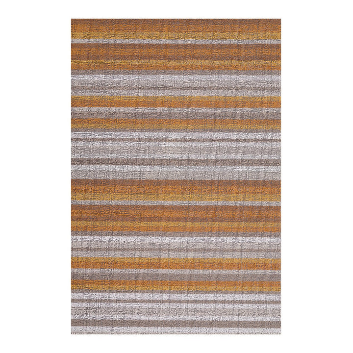 Horizon Stripe Shag Rug in Desert