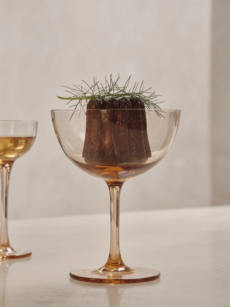 Ferm Living Host Cocktail Glasses - Set of 2 - Ferm Living - Glassware - Blush - HORNE