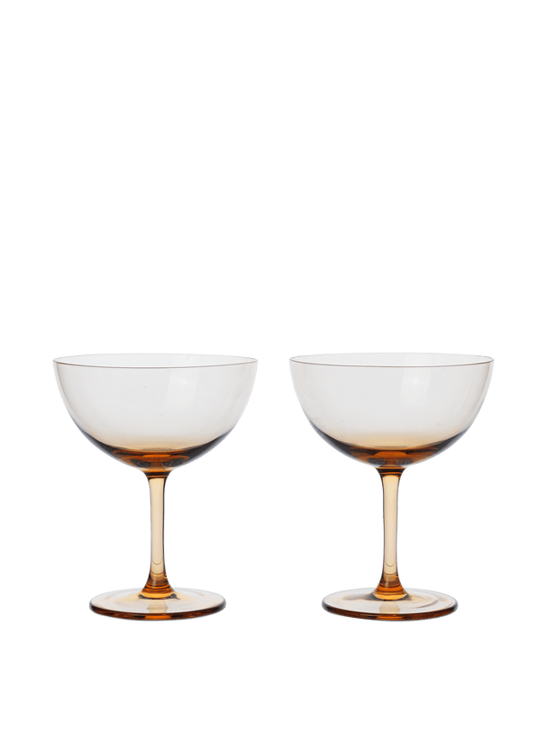 Ferm Living Host Cocktail Glasses - Set of 2 - Ferm Living - Glassware - Blush - HORNE