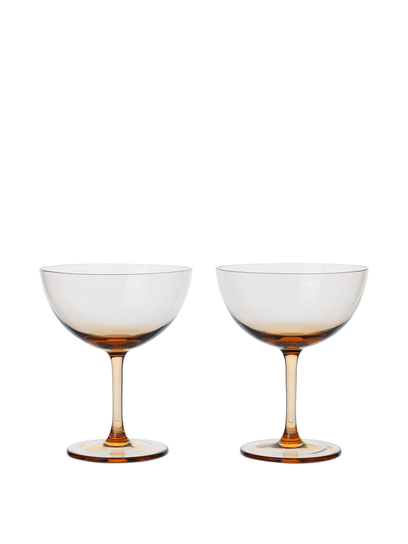 Ferm Living Host Cocktail Glasses - Set of 2 - Ferm Living - Glassware - Blush - HORNE