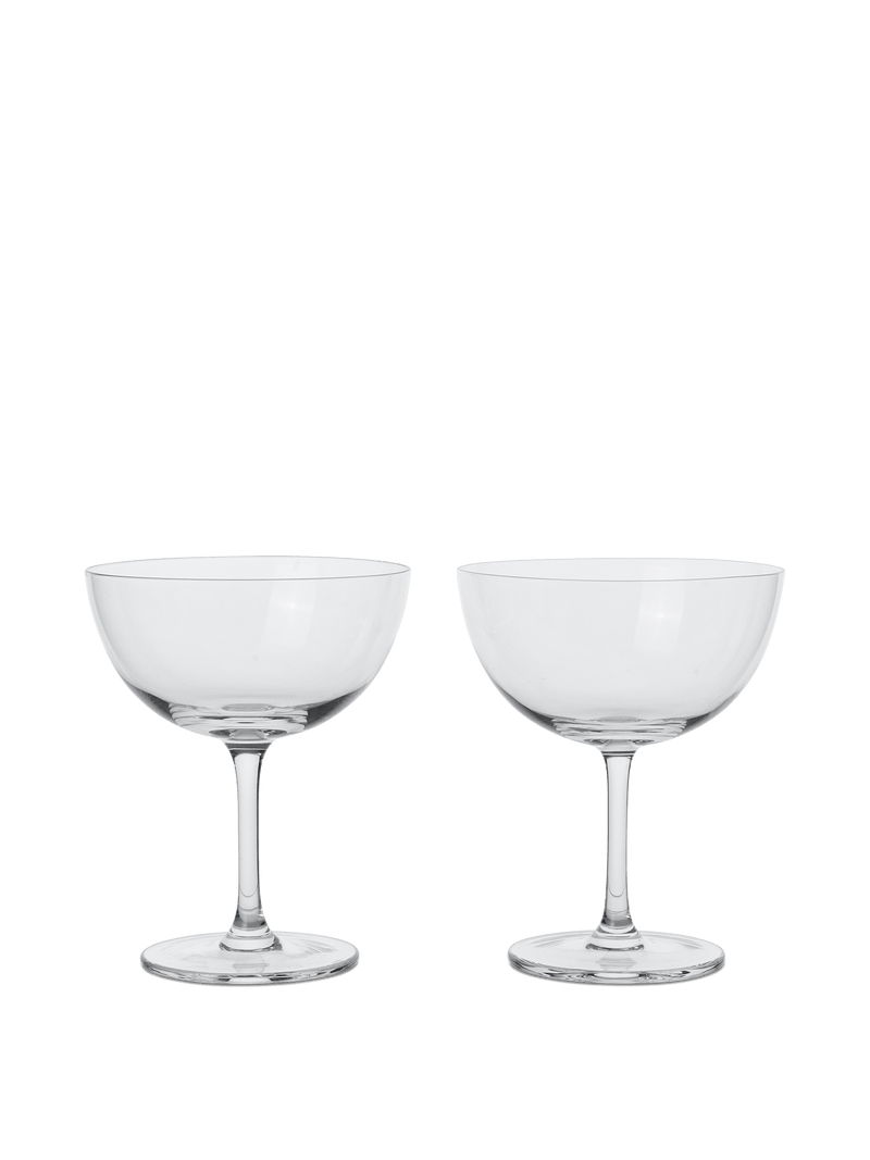Ferm Living Host Cocktail Glasses - Set of 2 - Ferm Living - Glassware - Blush - HORNE