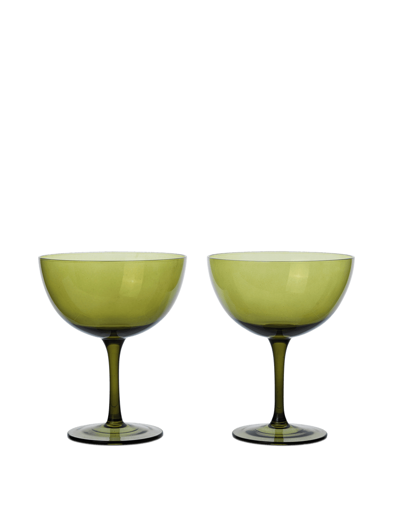 Ferm Living Host Cocktail Glasses - Set of 2 - Ferm Living - Glassware - Blush - HORNE