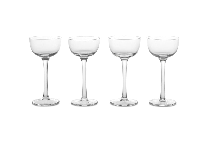 Ferm Living Host Liqueur Glasses - Set of 4  - Ferm Living Glassware - Blush - HORNE