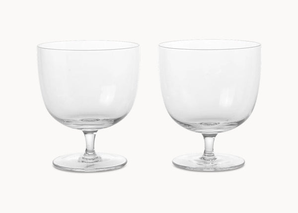 Host Water Glasses - Set of 2 - Ferm Living Glassware - Clear - HORNE