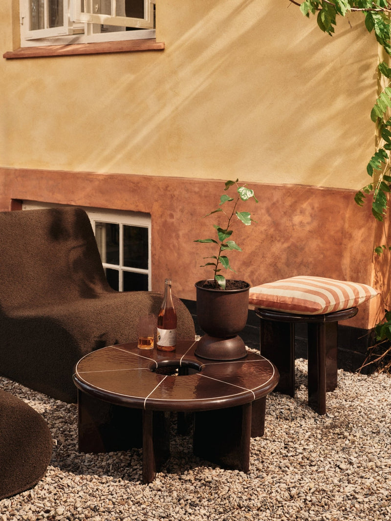 Hourglass Pot - Extra Small - Ferm Living Office Accessories - Aluminium - HORNE