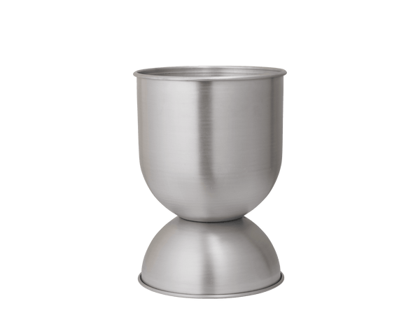 Hourglass Pot - Small - Ferm Living Office Accessories - Aluminium - HORNE