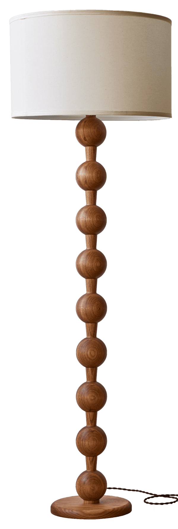 Hugo Barbell Floor Lamp - Lostine - Floor Lamps - Natural - Ivory - HORNE