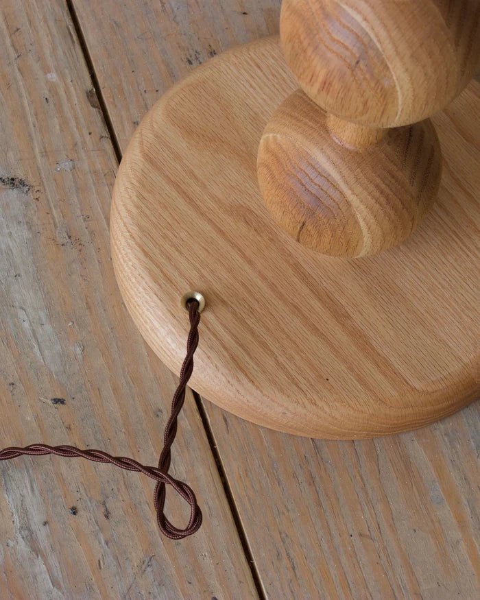 Hugo Barbell Floor Lamp - Lostine - Floor Lamps - Natural - Black - HORNE